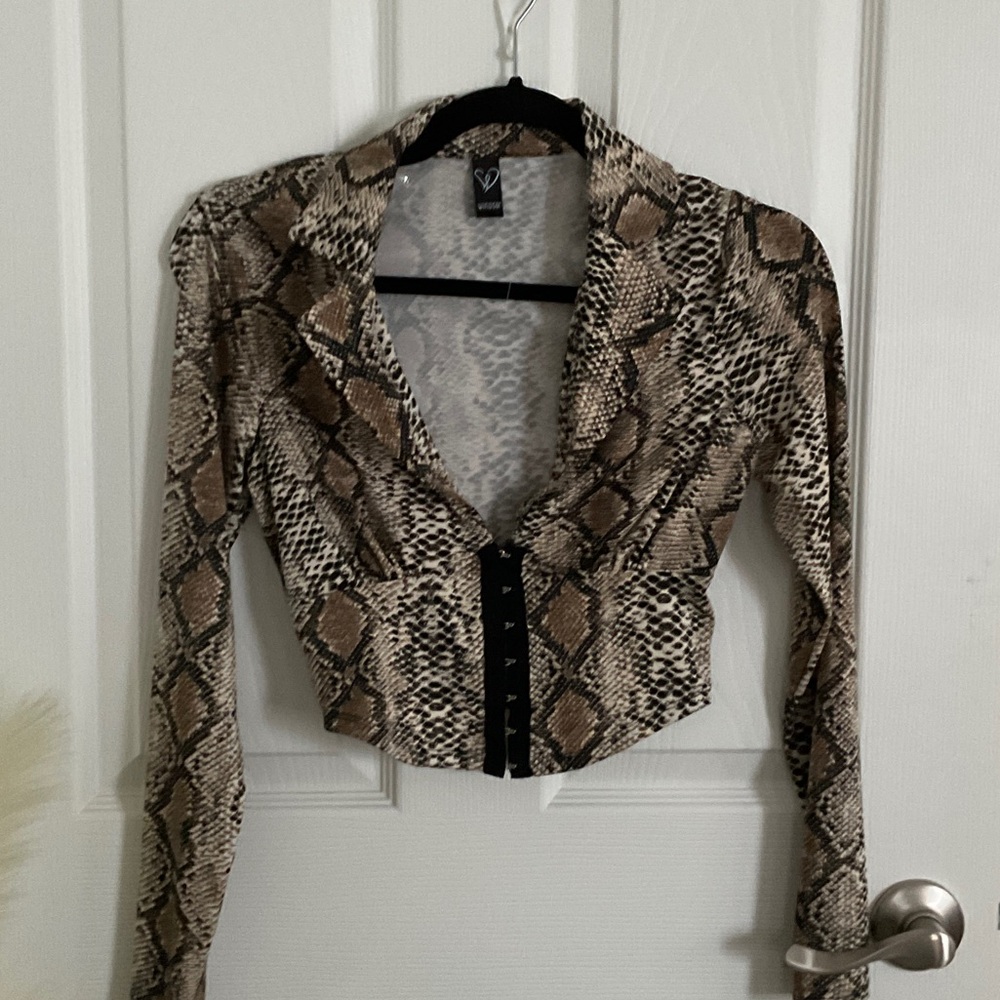 Windsor Snake Print Blazer